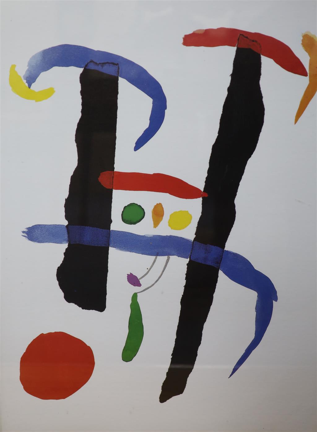 Four modern colour prints, After Picasso and others, 63 x 47cm